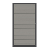 2581 SYSTEM WPC CLASSIC Grau/Anthrazit Tor DIN Rechts 98 x 180 c