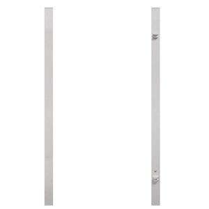 2099 Torpfosten-Set zum Einbetonieren für Einzeltor Silber Torpfosten-Set für TraumGarten Einzeltore 180 cm hoch in Silber